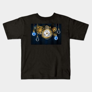 Steampunk Watches and Bulbs Kids T-Shirt